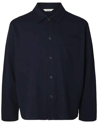 Selected - SLMSol Overshirt - Sky Captain